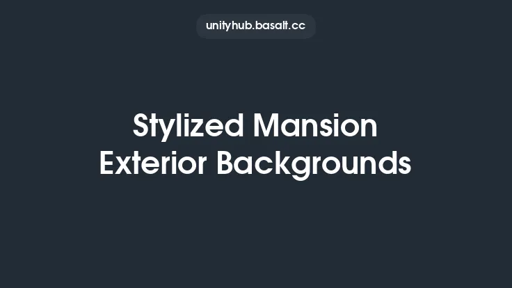 Stylized Mansion Exterior Backgrounds Thumbnail