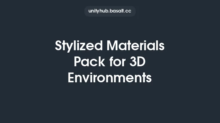 Stylized Materials Pack for 3D Environments Thumbnail