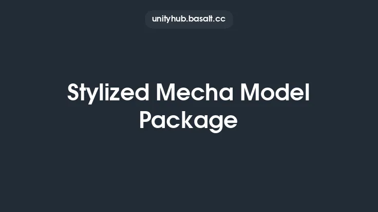 Stylized Mecha Model Package Thumbnail