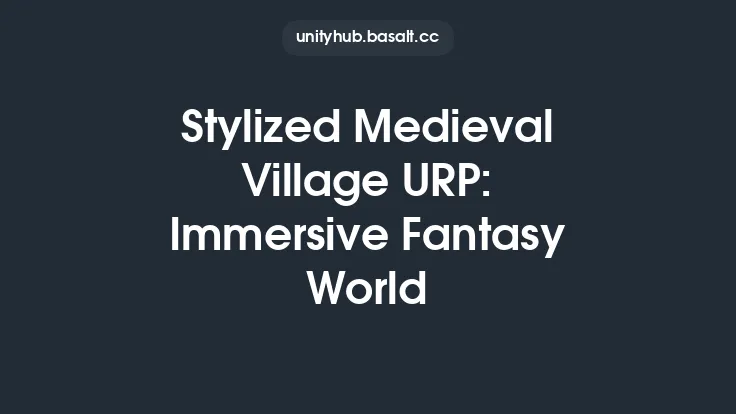 Stylized Medieval Village URP: Immersive Fantasy World Thumbnail