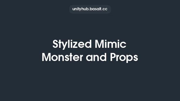 Stylized Mimic Monster and Props Thumbnail
