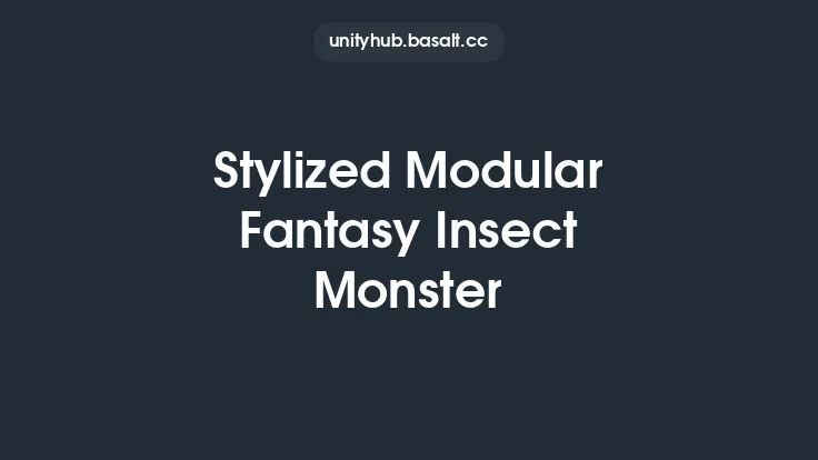 Stylized Modular Fantasy Insect Monster Thumbnail