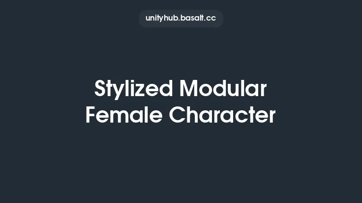 Stylized Modular Female Character Thumbnail