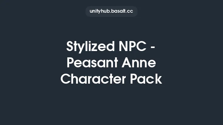 Stylized NPC - Peasant Anne Character Pack Thumbnail