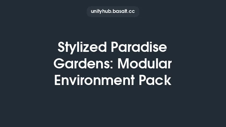 Stylized Paradise Gardens: Modular Environment Pack Thumbnail