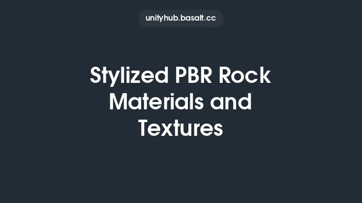 Stylized PBR Rock Materials and Textures Thumbnail