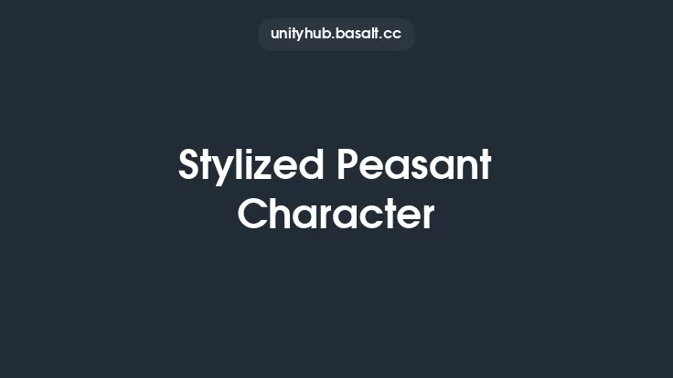 Stylized Peasant Character Thumbnail