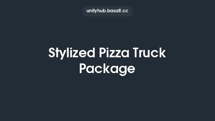 Stylized Pizza Truck Package Thumbnail