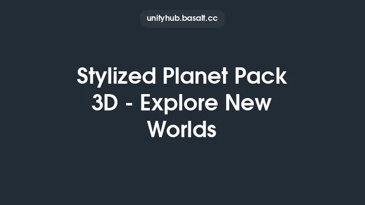 Stylized Planet Pack 3D - Explore New Worlds Thumbnail
