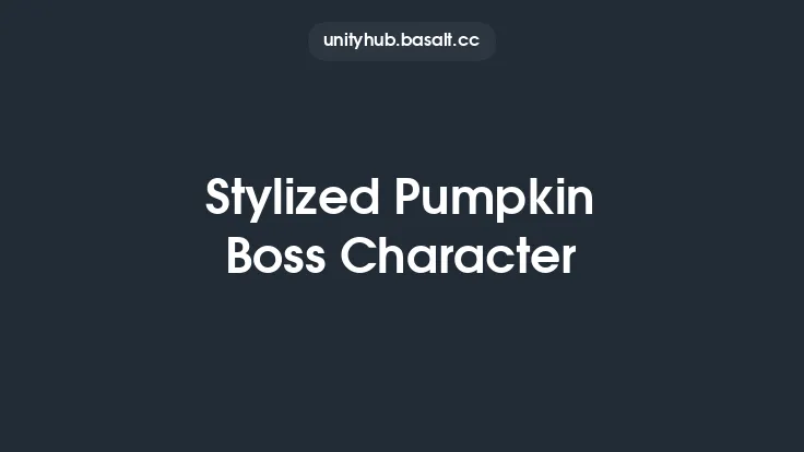 Stylized Pumpkin Boss Character Thumbnail
