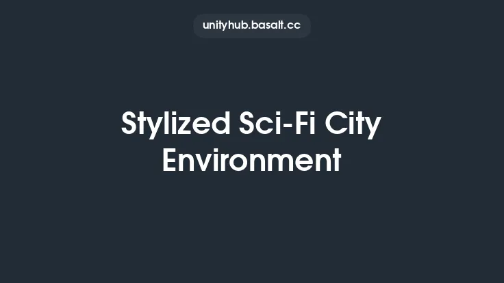 Stylized Sci-Fi City Environment Thumbnail