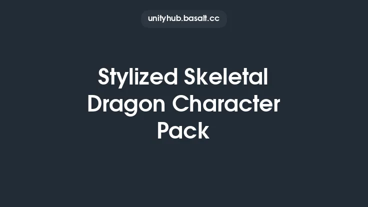 Stylized Skeletal Dragon Character Pack Thumbnail