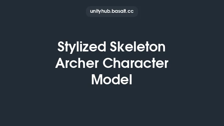 Stylized Skeleton Archer Character Model Thumbnail