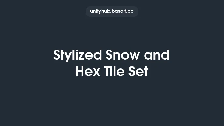 Stylized Snow and Hex Tile Set Thumbnail