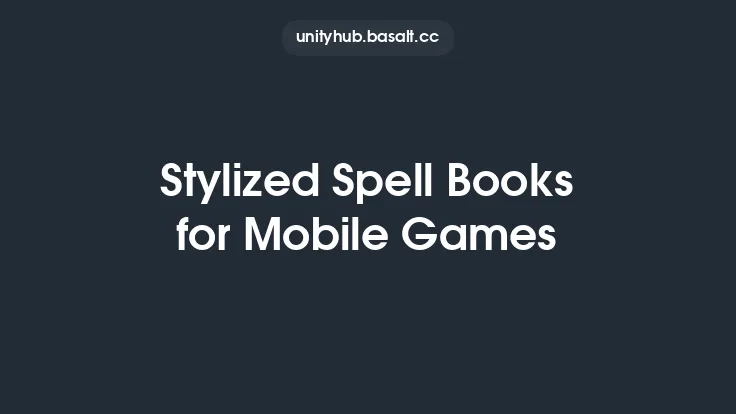 Stylized Spell Books for Mobile Games Thumbnail