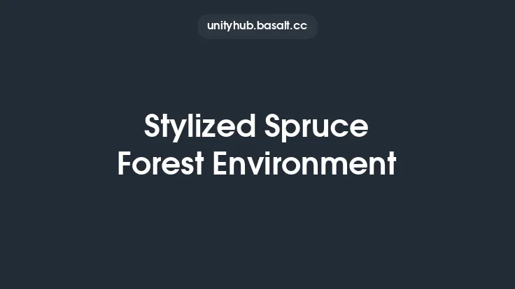 Stylized Spruce Forest Environment Thumbnail
