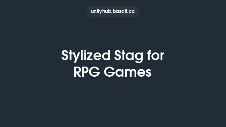 Stylized Stag for RPG Games Thumbnail