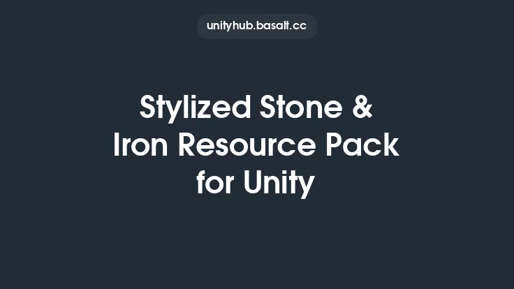 Stylized Stone & Iron Resource Pack for Unity Thumbnail
