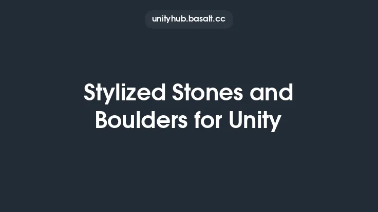 Stylized Stones and Boulders for Unity Thumbnail