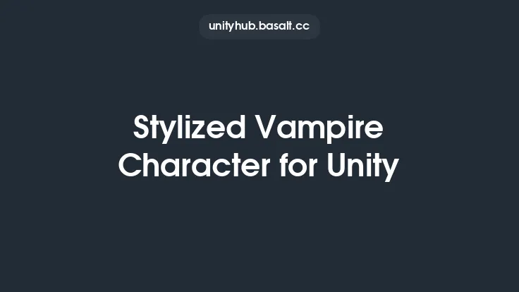 Stylized Vampire Character for Unity Thumbnail