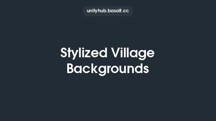 Stylized Village Backgrounds Thumbnail