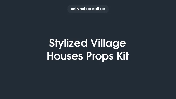 Stylized Village Houses Props Kit Thumbnail