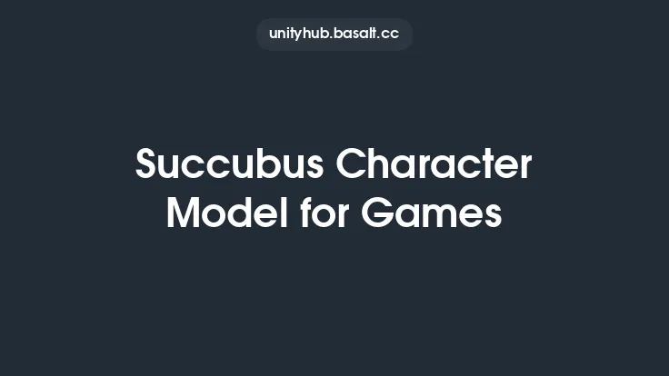 Succubus Character Model for Games Thumbnail