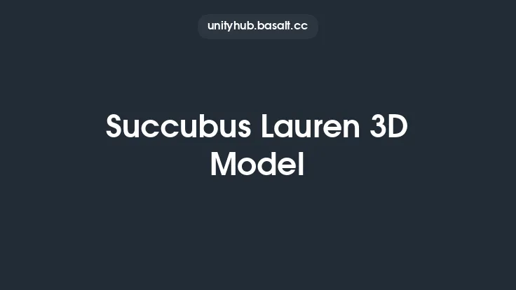 Succubus Lauren 3D Model Thumbnail