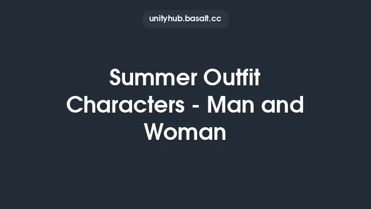 Summer Outfit Characters - Man and Woman Thumbnail