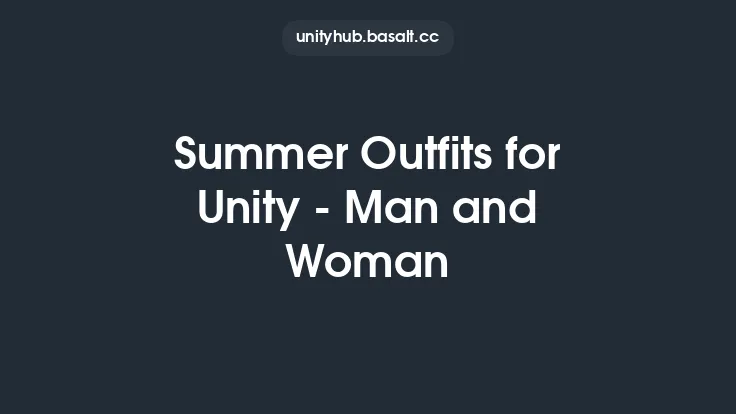Summer Outfits for Unity - Man and Woman Thumbnail