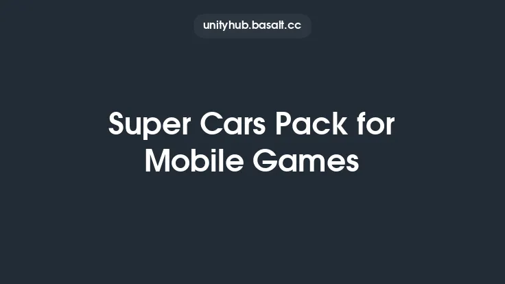 Super Cars Pack for Mobile Games Thumbnail