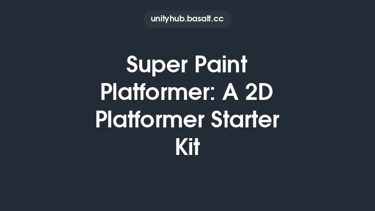 Super Paint Platformer: A 2D Platformer Starter Kit Thumbnail