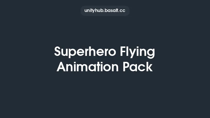 Superhero Flying Animation Pack Thumbnail