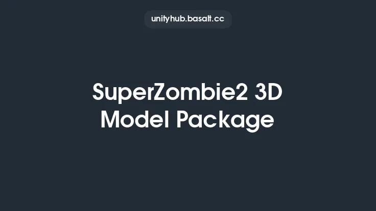 SuperZombie2 3D Model Package Thumbnail