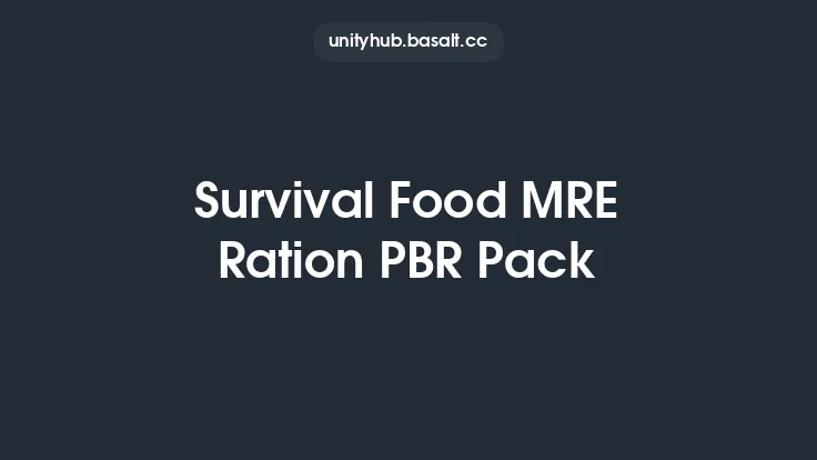 Survival Food MRE Ration PBR Pack Thumbnail