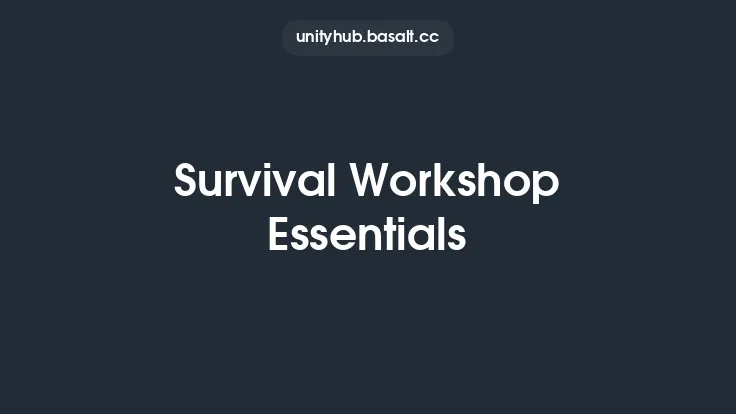 Survival Workshop Essentials Thumbnail
