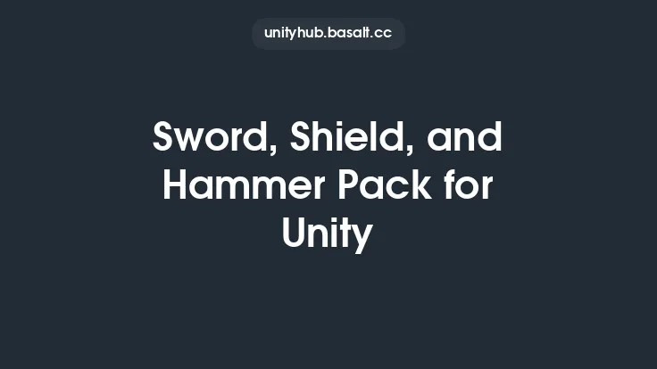 Sword, Shield, and Hammer Pack for Unity Thumbnail