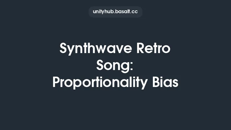 Synthwave Retro Song: Proportionality Bias Thumbnail