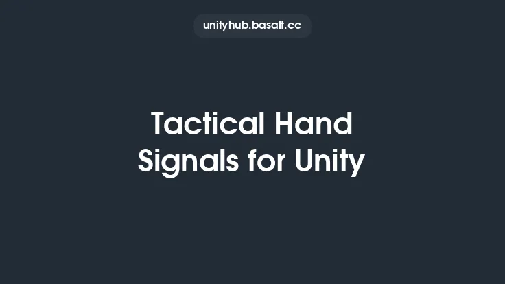 Tactical Hand Signals for Unity Thumbnail