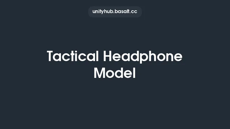 Tactical Headphone Model Thumbnail