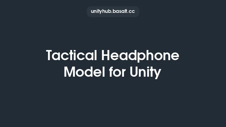 Tactical Headphone Model for Unity Thumbnail