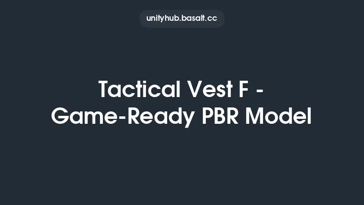 Tactical Vest F - Game-Ready PBR Model Thumbnail
