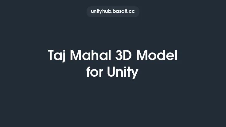 Taj Mahal 3D Model for Unity Thumbnail