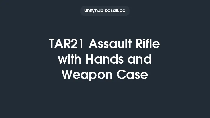 TAR21 Assault Rifle with Hands and Weapon Case Thumbnail