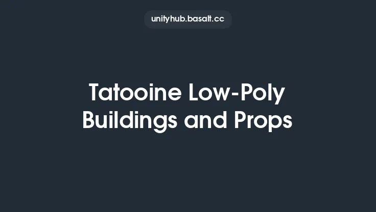 Tatooine Low-Poly Buildings and Props Thumbnail