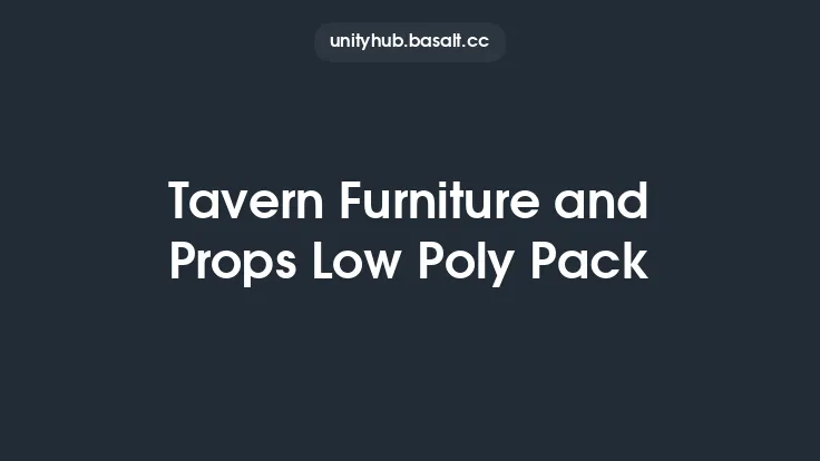 Tavern Furniture and Props Low Poly Pack Thumbnail