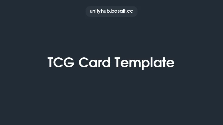 TCG Card Template Thumbnail