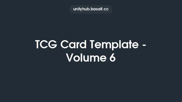 TCG Card Template - Volume 6 Thumbnail
