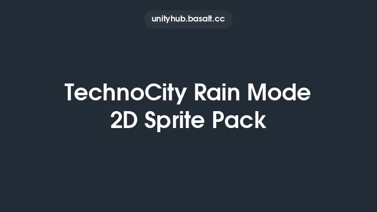 TechnoCity Rain Mode 2D Sprite Pack Thumbnail