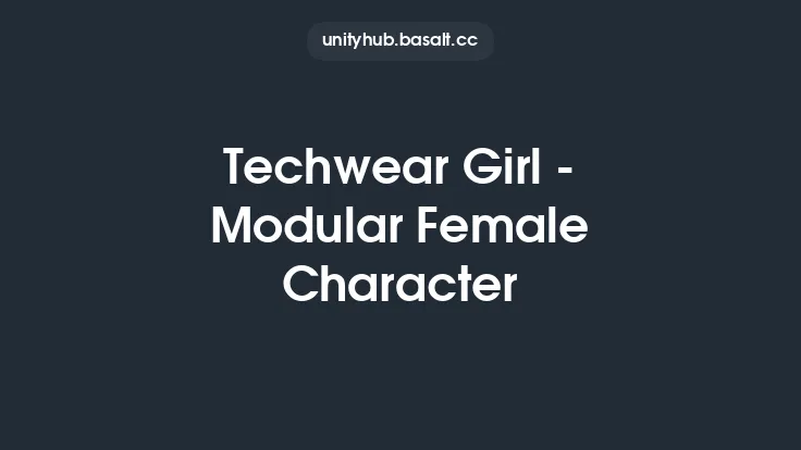Techwear Girl - Modular Female Character Thumbnail